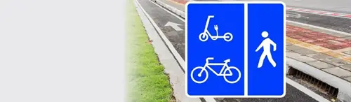 S‑43: multa de hasta 200 € por no respetar carril peatonal, bici o VMP