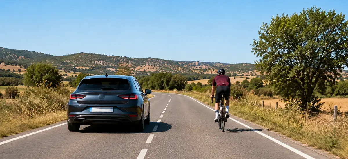 Adelantar a un ciclista ahora tiene una distancia mínima: 1,5 metros