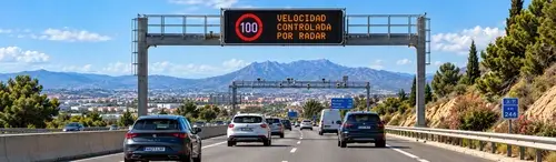 Nuevo límite de velocidad en autopista: así es el tramo a 100 km/h que ya reparte multas de hasta 600 euros