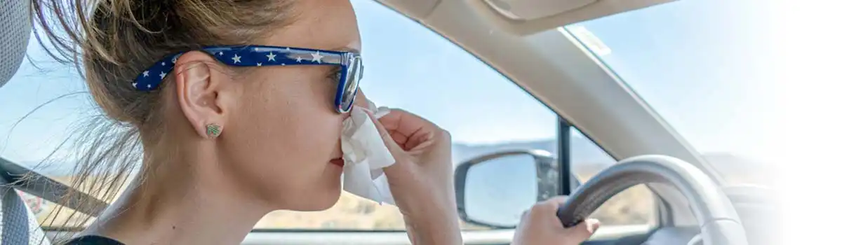 Consejos para conducir con alergia de una forma segura