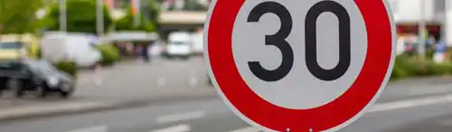 Nuevos límites de velocidad en ciudad
